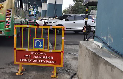 In some places, U-turn points were deliberately placed farther from junctions.