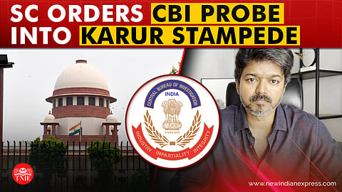 SC orders CBI probe into Karur stampede; retired Justice Ajay Rastogi-led panel to monitor probe