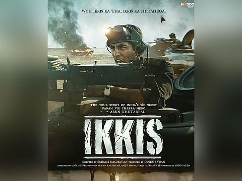 Agastya Nanda in the poster of 'Ikkis'