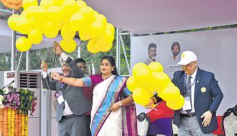 Home Minister Vangalapudi Anitha inaugurates all-India police weightlifting event