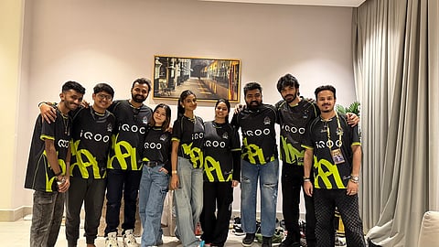 Raj Varma aka Snax with his team