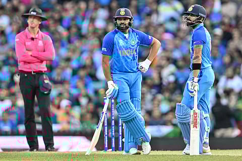 Virat Kohli during a practice session ahead of the first one-dayer against Australia.