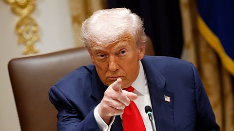 US president Donald Trump