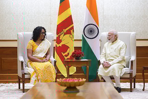 Calling Sri Lanka a "close neighbour," Modi stressed the “immense importance” of their cooperation for the prosperity of the people of both countries and the shared region.