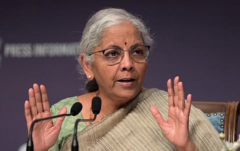 Union Finance Minister Nirmala Sitharaman 