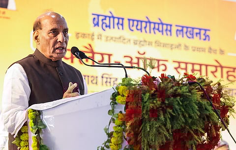 Defence Minister Rajnath Singh on Saturday inaugurated the Titanium & Superalloy Materials Plant at PTC Industries, Lucknow. 