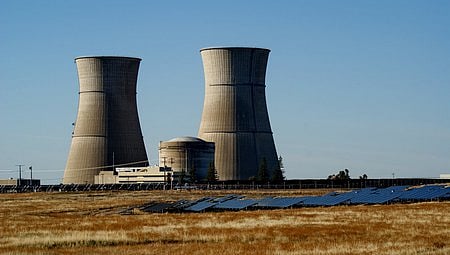 View of the reactors at Madras Atomic Power Station in Kalpakkam 