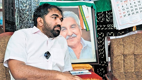 Chandy Oommen at his Puthuppally house