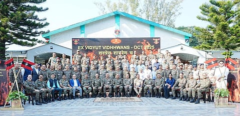 The four-day exercise (13-16 October) named as Vidyut Vidhhwans concluded under the aegis of Headquarters (HQ) Northern Command.