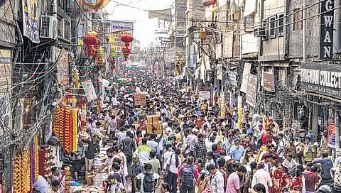 Shoppers flood city markets as Dhanteras heralds Diwali festivities | PTI