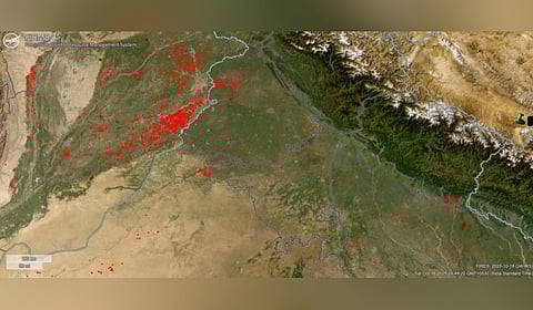 Farm fires in Pakistan’s Punjab worsen air quality across region, says experts