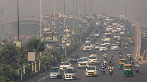 Stifling weather conditions contributed to the rise in air pollution on Sunday, October 19, 2025