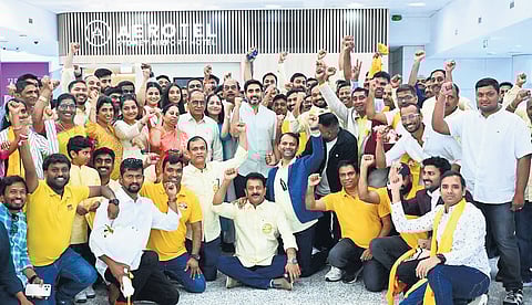 Telugu NRIs from across Australia and New Zealand gathered in Sydney to extend a warm welcome to Minister for HRD and IT Nara Lokesh.