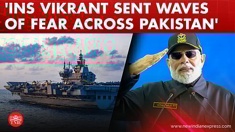Modi spends Diwali at INS Vikrant; wishes the Nation 'Happy Diwali'