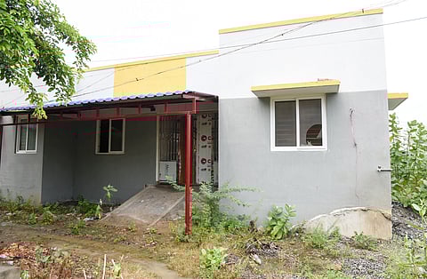 The urban sub health centre building at Subramaniya Nagar in Tiruchy lying in a state of disuse 