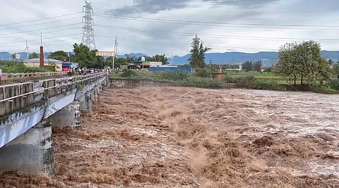 Sporadic rainfall in the catchment area increased inflow at Vaigai dam on Saturday.