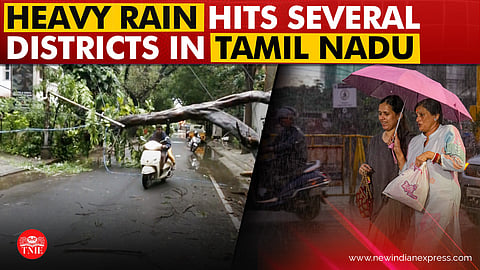 Heavy rains lash several Districts in Tamil Nadu; depression to cross north coastal TN on Oct 23
