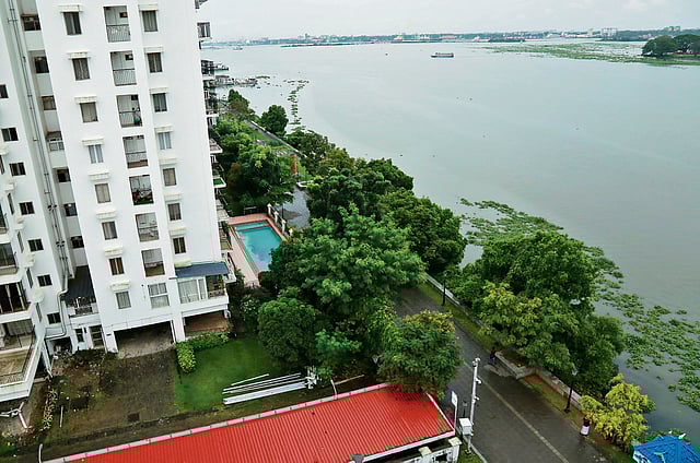 View from the new corporation office building.