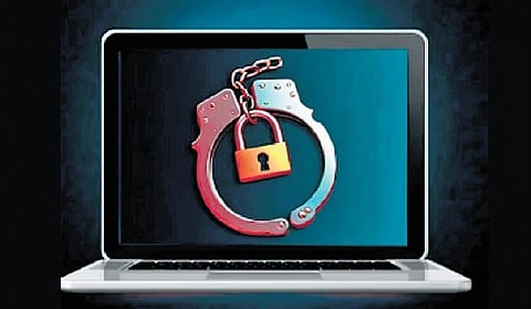 The suspects threatened her with legal action, claiming she was involved in a money laundering case.