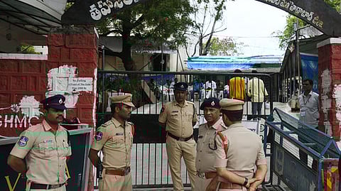 Image of Hyderabad police used for representational purpsoes. 