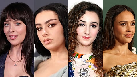 Dakota Johnson, Charli XCX, Vanessa Burghardt and  Jessica Alba