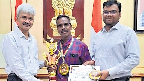 G. Rambabu Crowned Master Strong Man of India 2025 at National Powerlifting Championships.