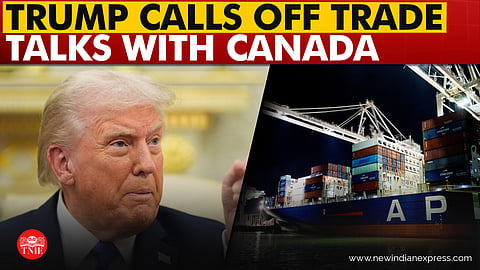 Trump calls off trade talks with Canada citing 'fake' advertisement