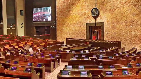 Polling for four vacant Rajya Sabha seats from Jammu and Kashmir, the first since the abrogation of Article 370, is underway. 