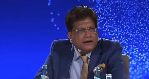 Commerce and Industry Minister Piyush Goyal at a panel discussion on 'Growing Together: Trade and Alliances in a Changing  World' at the Berlin Global Dialogue.