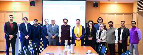 Minister for IT Nara Lokesh visits University of Melbourne on Day 5 of his Australian tour on Thursday.