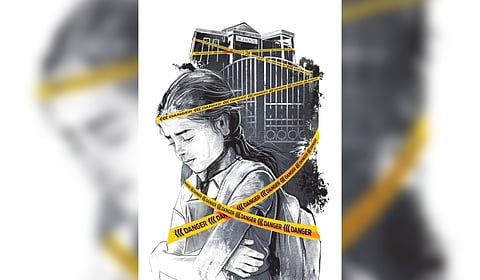  A CT scan report from a private laboratory, which the girl’s parents shared with TNIE, suggested thin subdural hematoma, a type of minor bleeding in the brain.