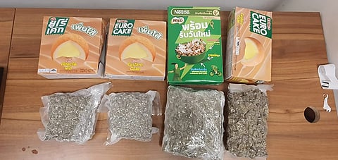 Officials seized 1.48 kg of hydroponic ganja worth Rs 1.47 crore from a passenger who arrived from Bangkok by Indigo Airlines on Saturday.
