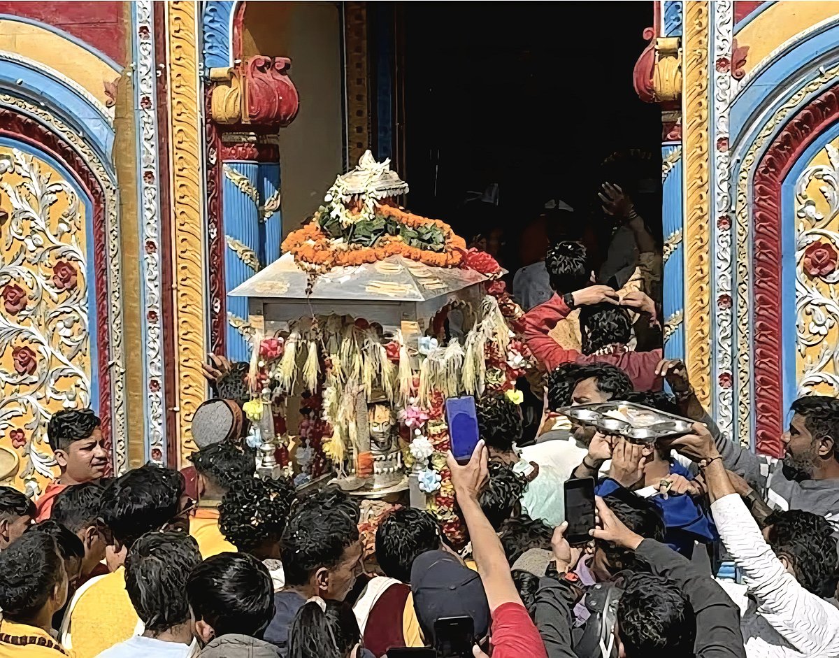 Baba Kedarnath's idol arrives at Ukhimath, winter pilgrimage kicks off