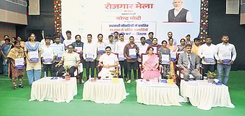 Union Minister Bhupatiraju Srinivasa Varma attended the 17 Edition of the Rozgar Mela where nearly 10 lakh youth have been employed. 