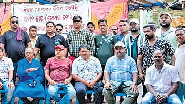Members of traders’ association, Chhatra Bazar and Kartikeswar Puja committees.