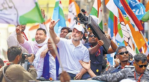 Bihar: Intense war of words over ‘Jan Nayak Rahul’ 