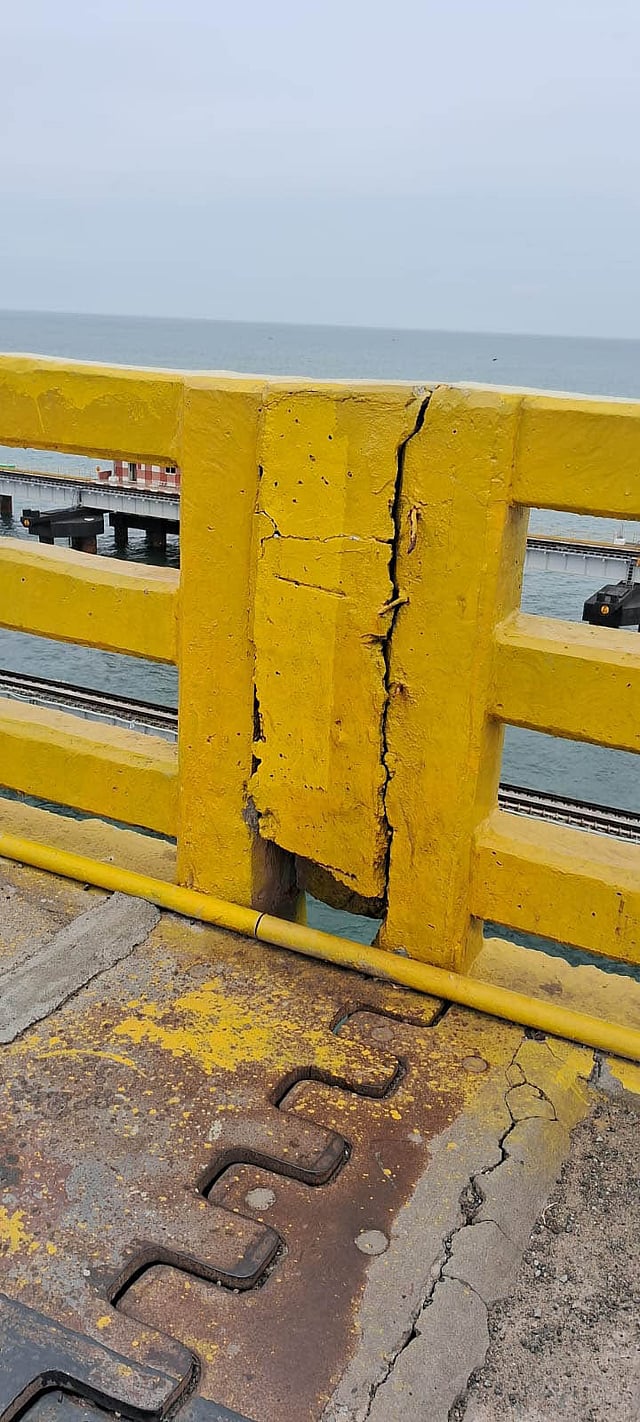 Residents also pointed out that portions of the road surface have caved in, while minor cracks have appeared along the side walls.