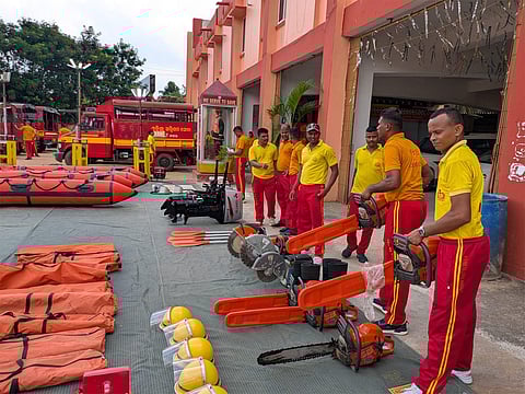 Fire service units deployed across Odisha ahead of Cyclone Montha