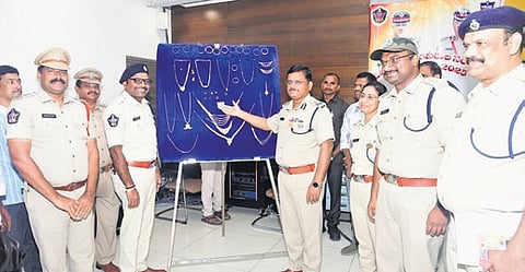 Police gathered evidence and tracked movements of known offenders.