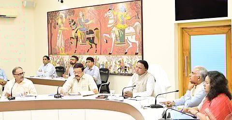 During the meeting, Majhi interacted with the heads of several key departments and reviewed the arrangements to handle any emergency. 