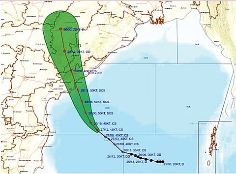 Very heavy to extremely heavy rains are likely to lash Gajapati, Ganjam, Rayagada, Malkangiri and Koraput districts while Khurda, Puri and nine other districts.