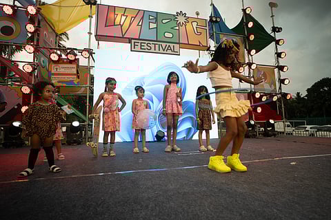 Children dancing at the last edition