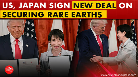 President Trump, Japan PM Sanae Takaichi sign agreement on 'securing' rare earths supply