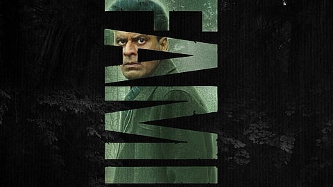 Manoj Bajpayee in The Family Man poster