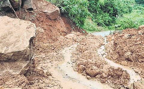Fresh landslides disrupt life in three Odisha districts