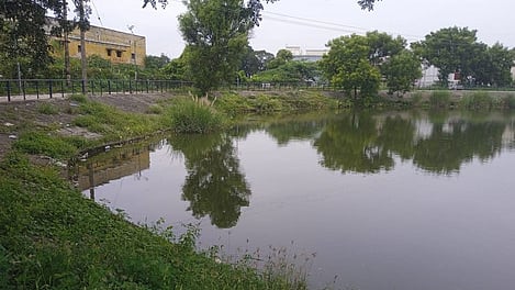 Karaiyan pond located in Melur Municipality in Madurai district