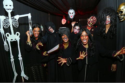 Students at Greets Public School dressed up for their Halloween celebrations