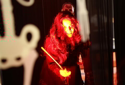 A scene from the celebration at Greets Public School