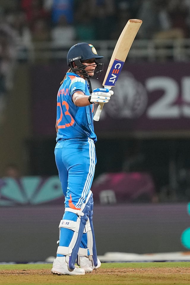 Captain Harmanpreet Kaur scored 89 off 88 balls on Thursday. Harmanpreet and Jemimah hit 167 off 156 balls for the third wicket
