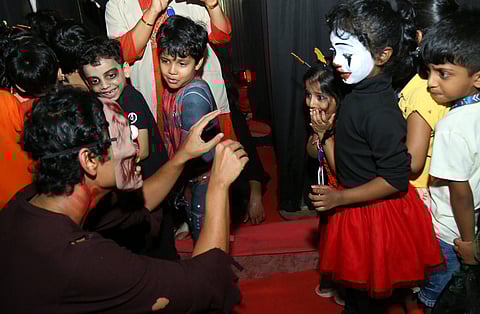 A scene from the celebration at Greets Public School